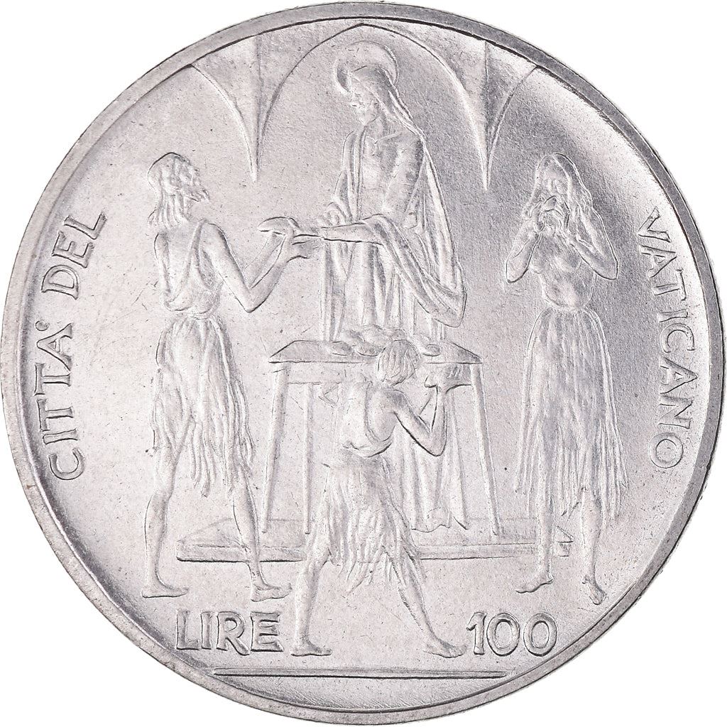 Vatican City | 100 Lire Coin | FAO | Km:106 | 1968
