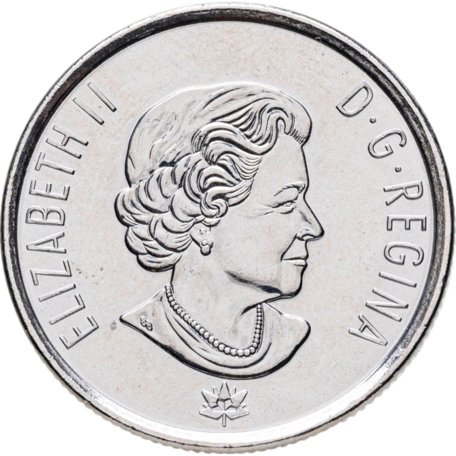 Kanada | 25 cent mynt | Grön framtid | Nickelpläterat stål | KM:2295.1 | 2017