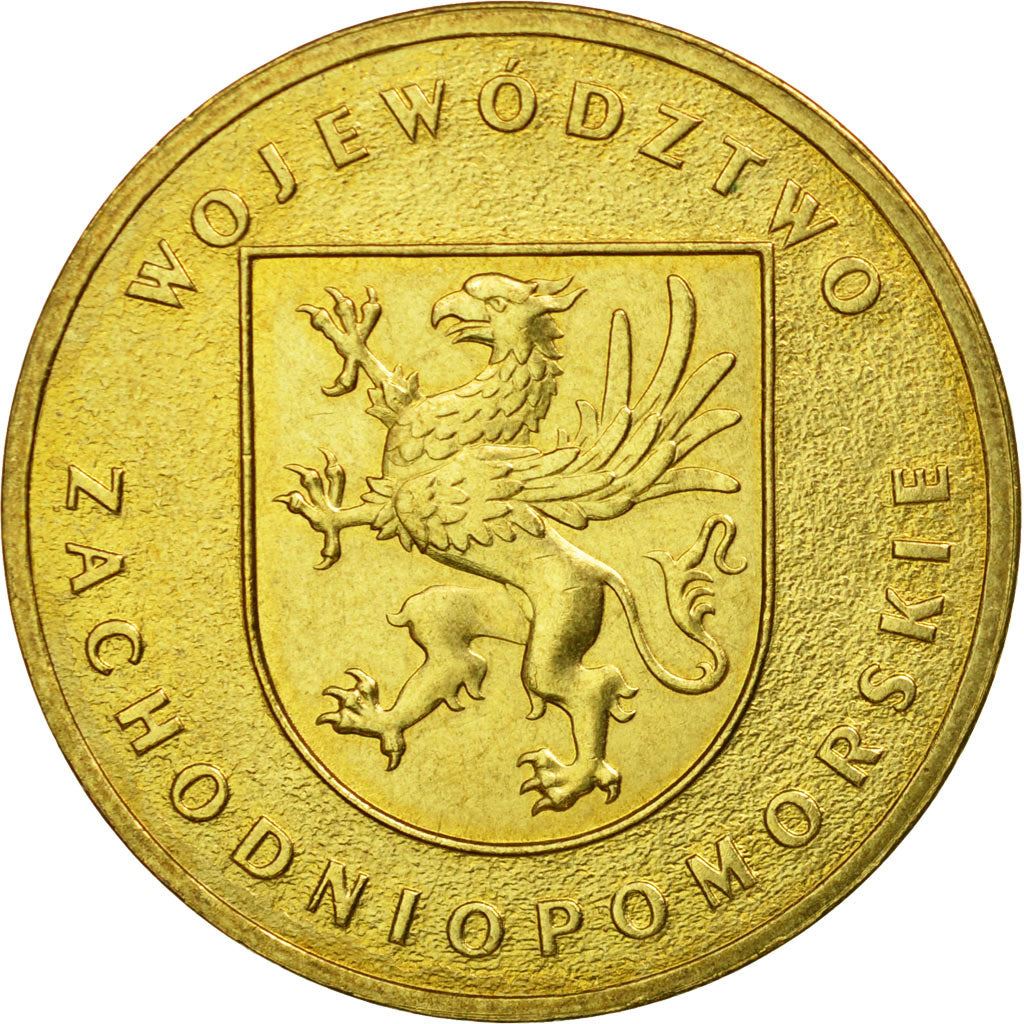 Poland | 2 Zlotys Coin | Zachodniopomorskie | Y:563 | 2005