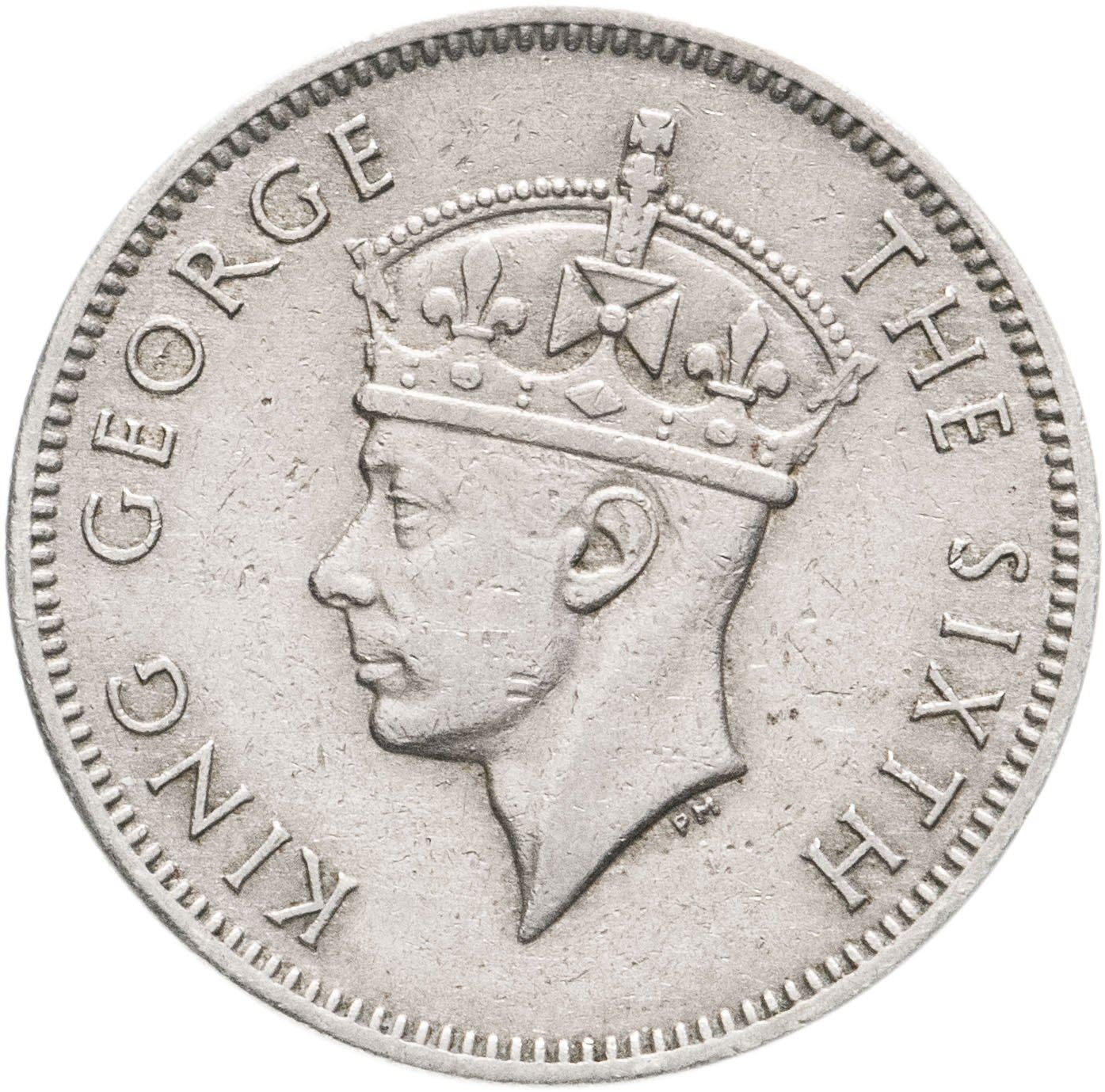 Malaya | 20 Cents Coin | George VI | Km:9 | 1948 - 1950