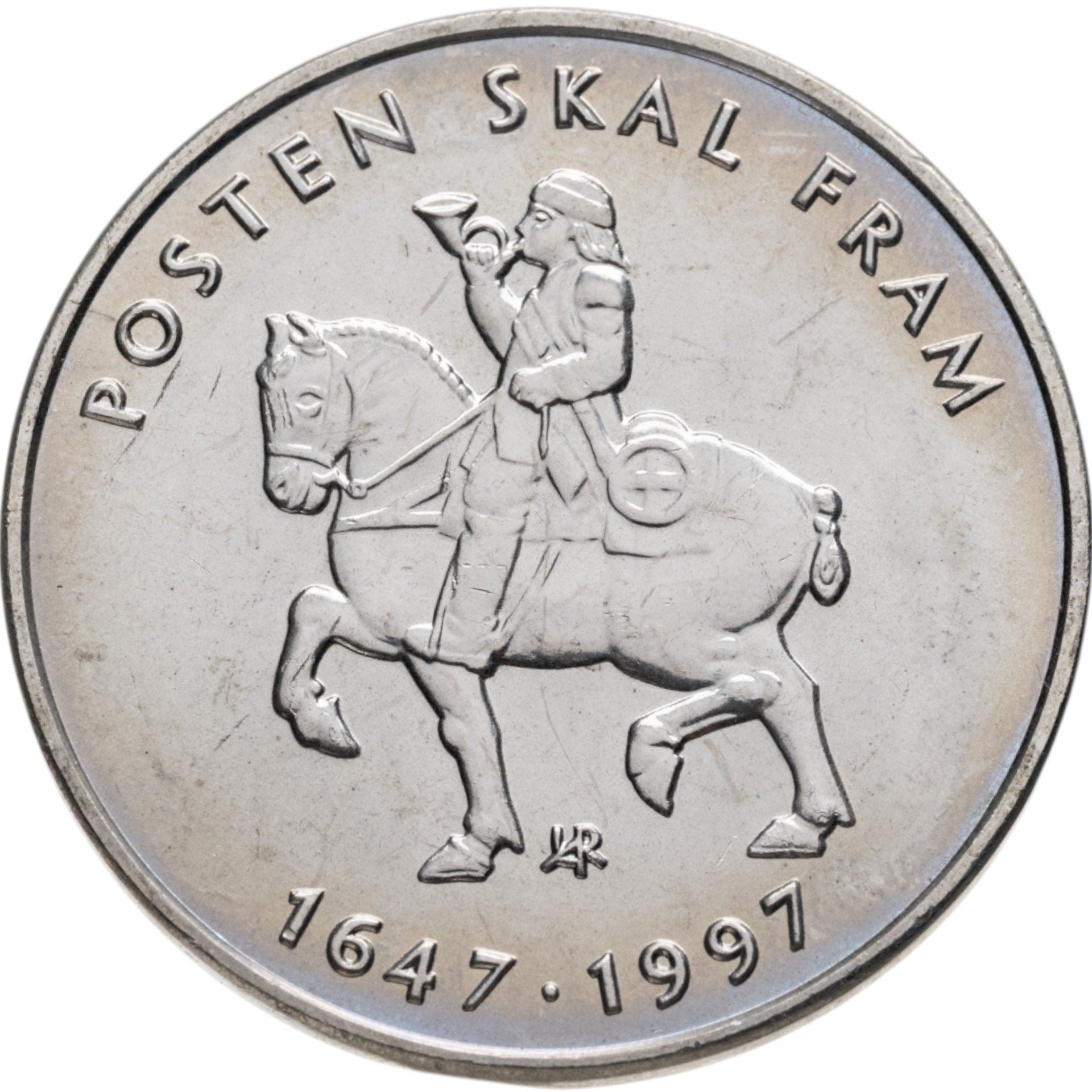 Norway | 5 Kroner Coin | Norwegian Postal Service | KM:461 | 1997
