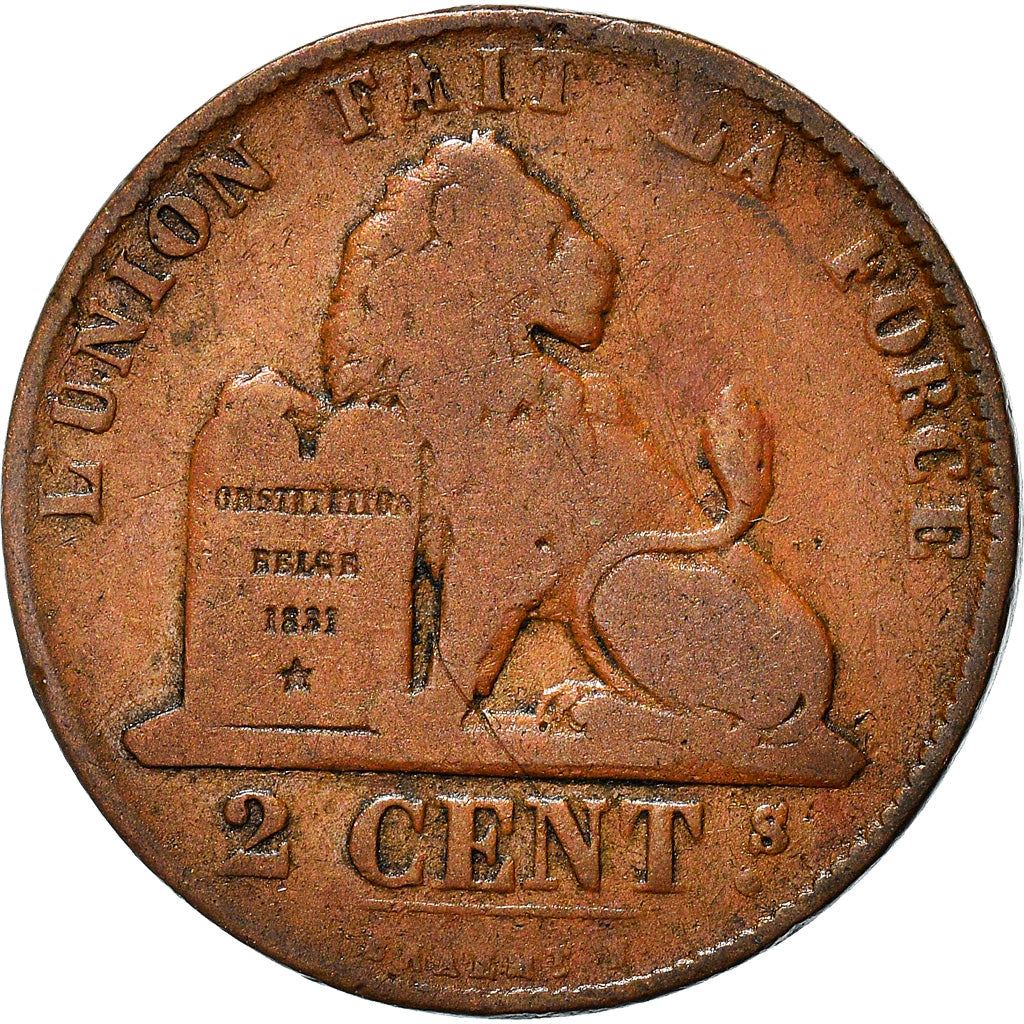 Belgien | 2-Centimes-Münze | Leopold I. | Kupfer | KM: 4.1–4.4 | 1833–1865