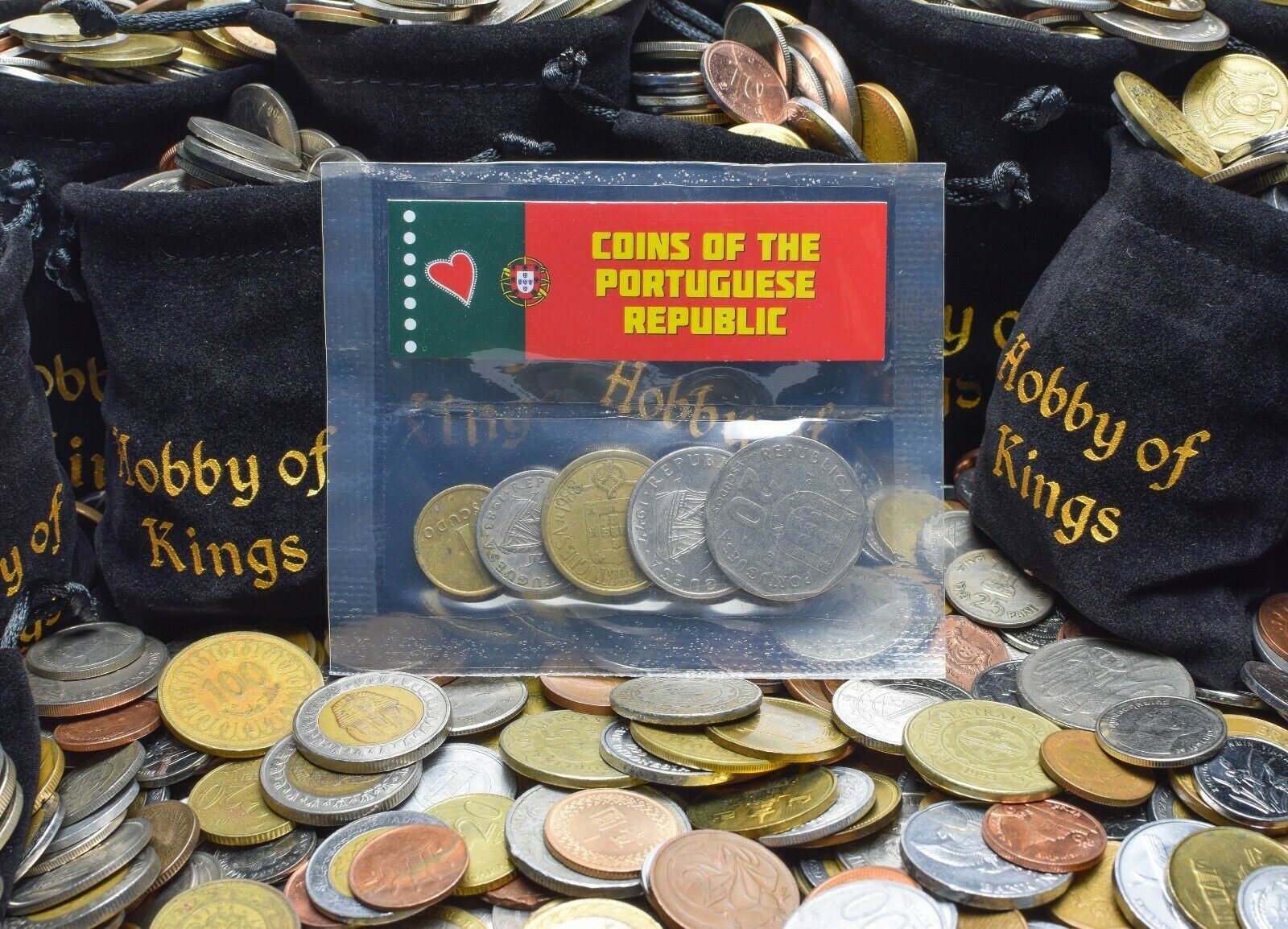 5 Mixed Coins From Portugal | Escudos | 1969 - 2001