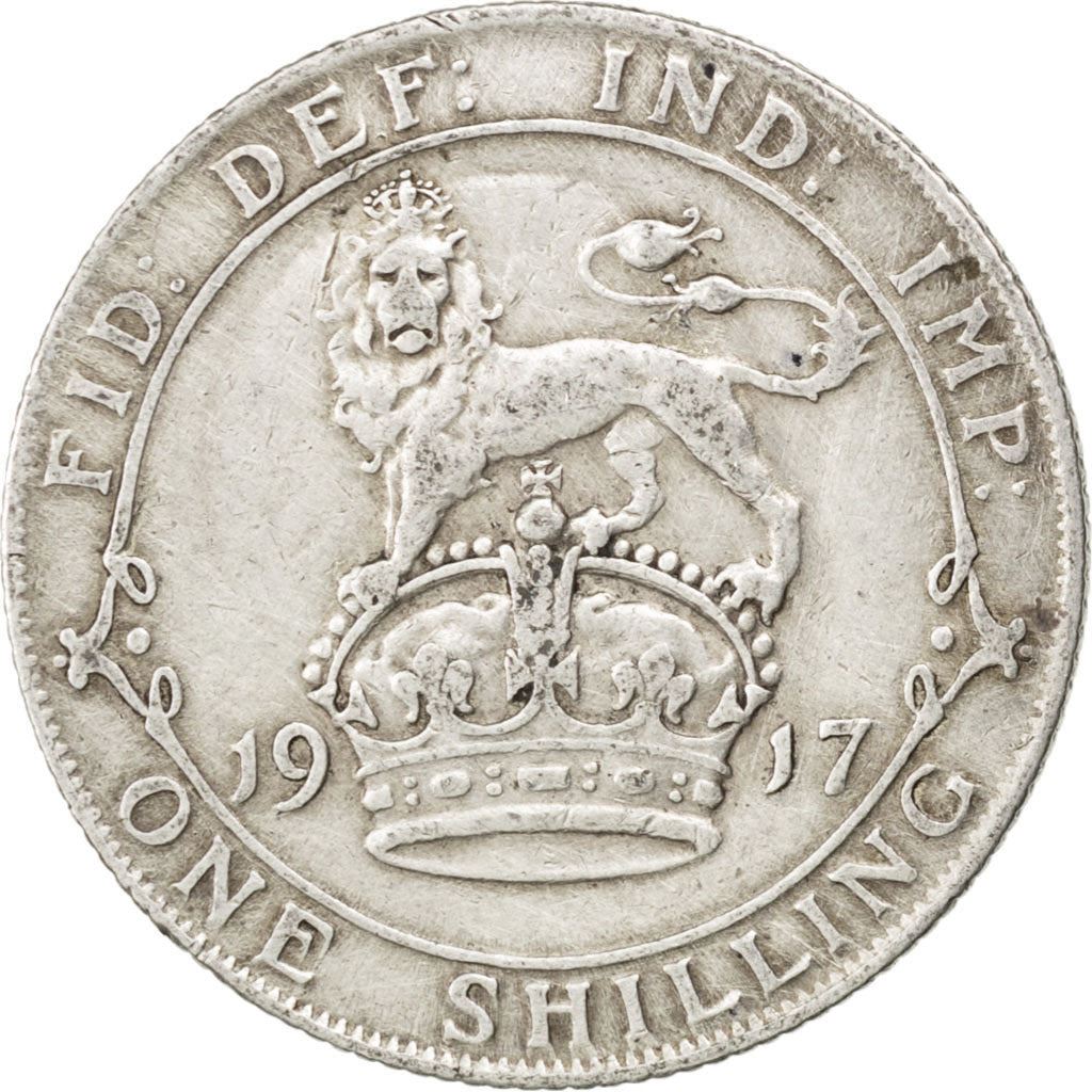 United Kingdom | 1 Shilling Coin | George V | Km:816 | 1911 - 1919