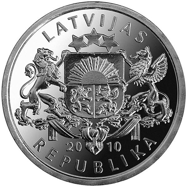 ラトビア硬貨 ラトビア 1ラッツ | ヒキガエル | KM108 | 2010