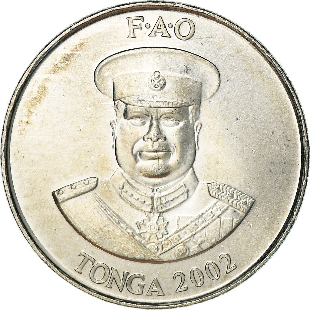 Tonga | Moneta da 20 Seniti | Re Tupou IV | Yam | FAO | KM:70a | 2002 - 2005