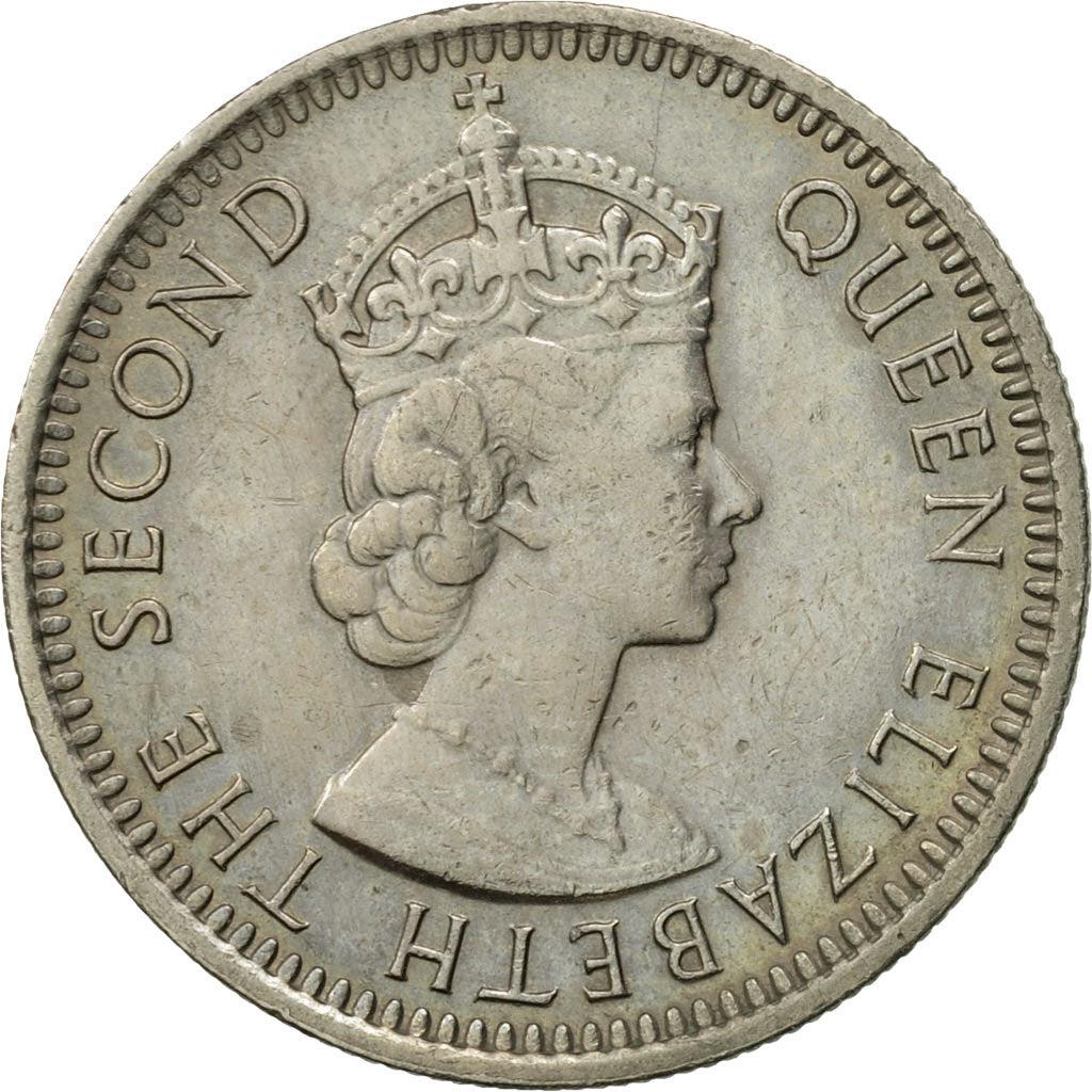 Malaya and British Borneo | 10 Cents Coin | Elizabeth II | Km:2 | 1953 - 1961