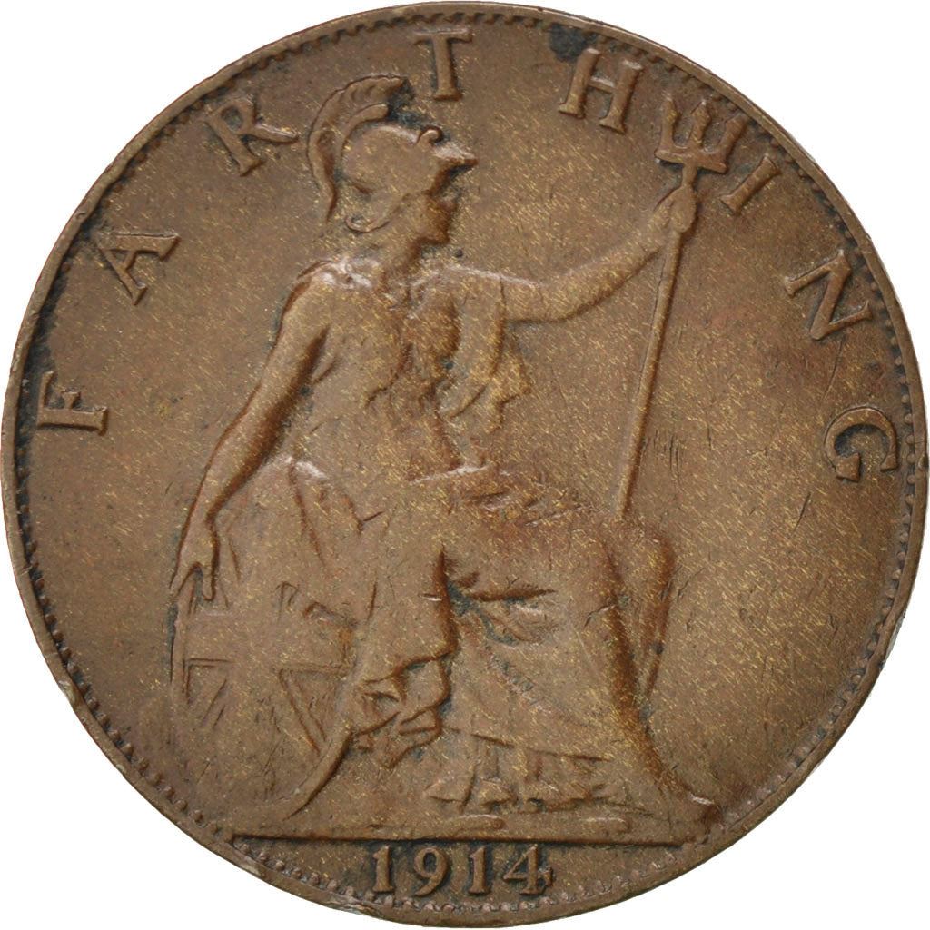 United Kingdom | 1 Farthing Coin | George V | Km:808 | 1911 - 1925