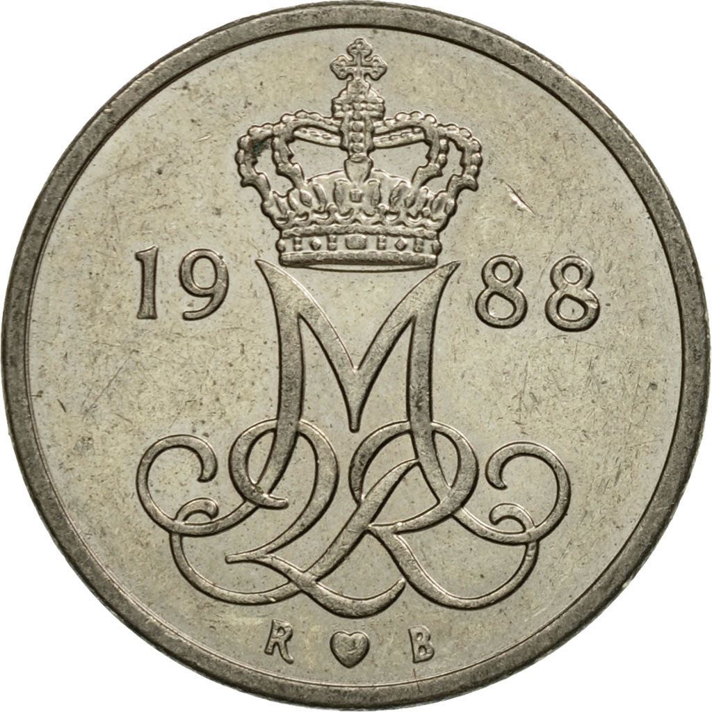 Denmark | 10 Ore Coin | Monogram | Km:860 | 1973 - 1988