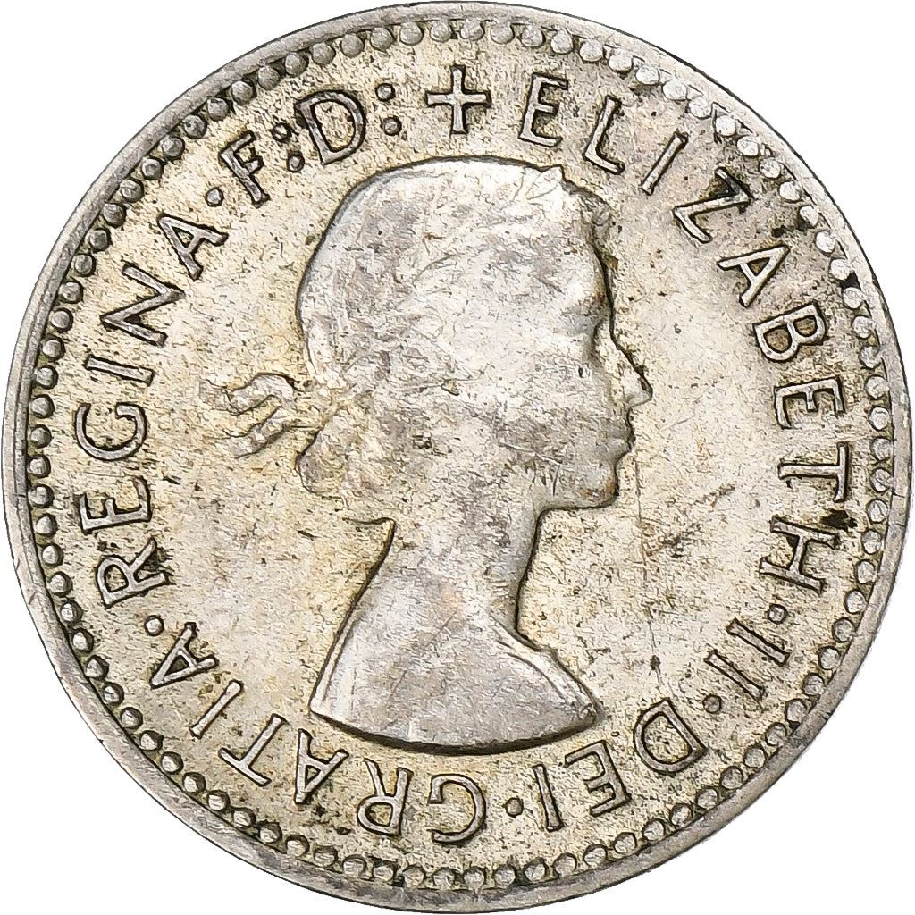 Australia | 3 Pence Coin | Wheat stalks | Km:57 | 1955 - 1964