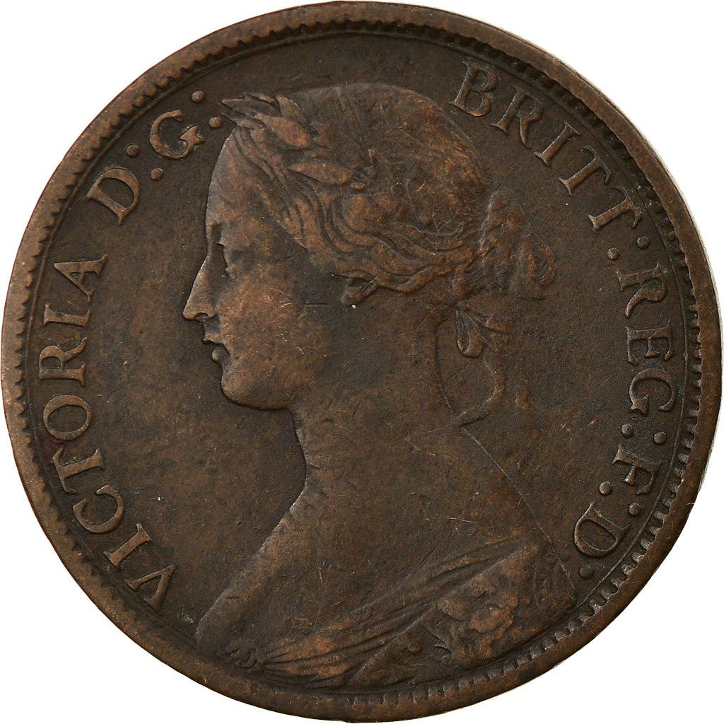 United Kingdom | 1 Farthing Coin | Victoria | Km:747 | 1860 - 1873