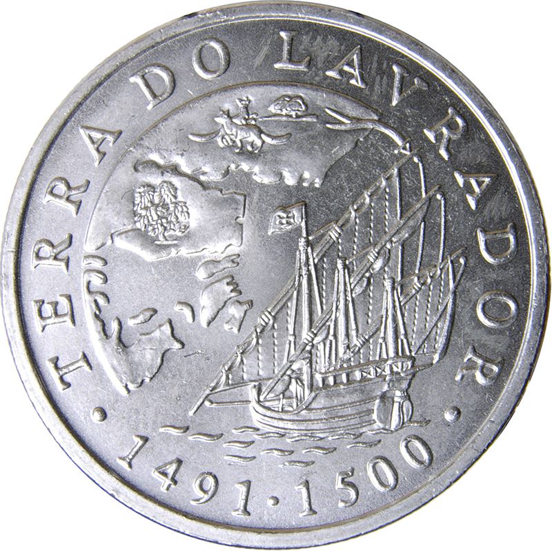 Portugal | 200 Escudos Coin | Terra do Lavrador | Whale | Compass | Ship | KM728 | 2000