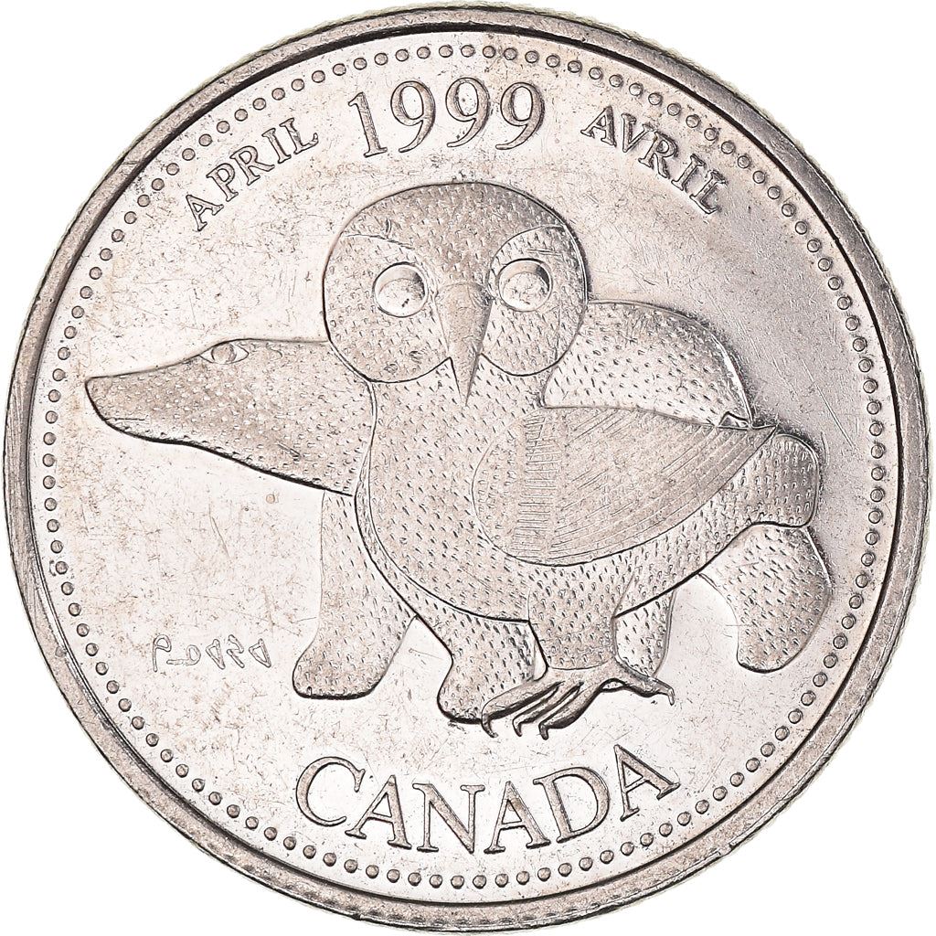 Canada | 25 Cents Coin | Our Northern Heritage | Nickel | KM:345 | 1999