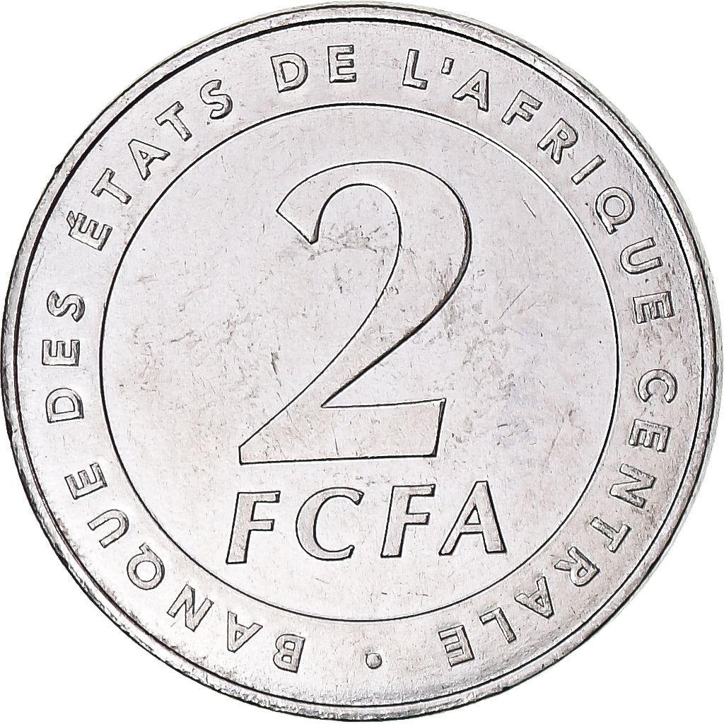 Central African States | 2 Francs Cfa Coin | Plants | Km:17 | 2006