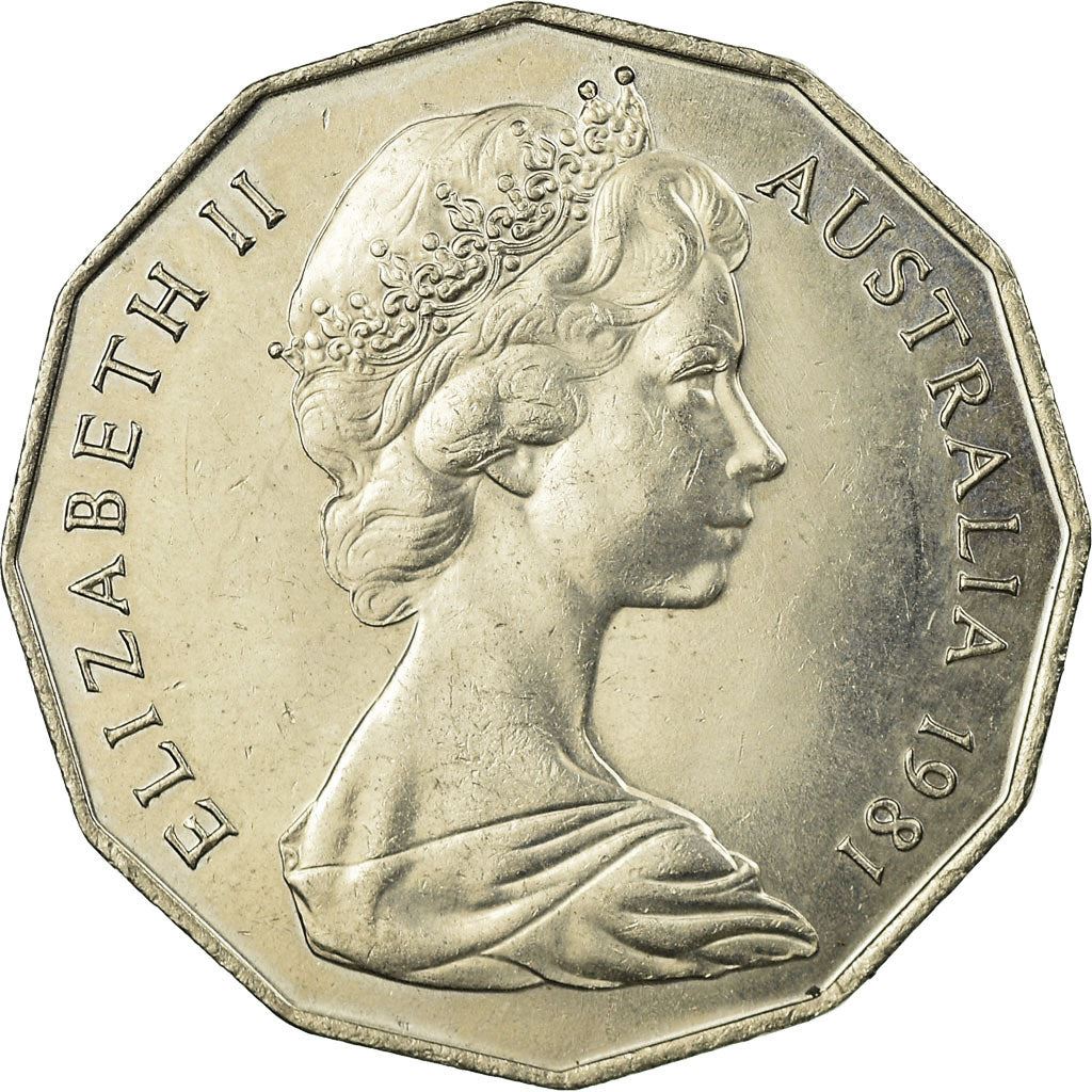 Australia | 50 Cents Coin | Royal Wedding | Km:72 | 1981