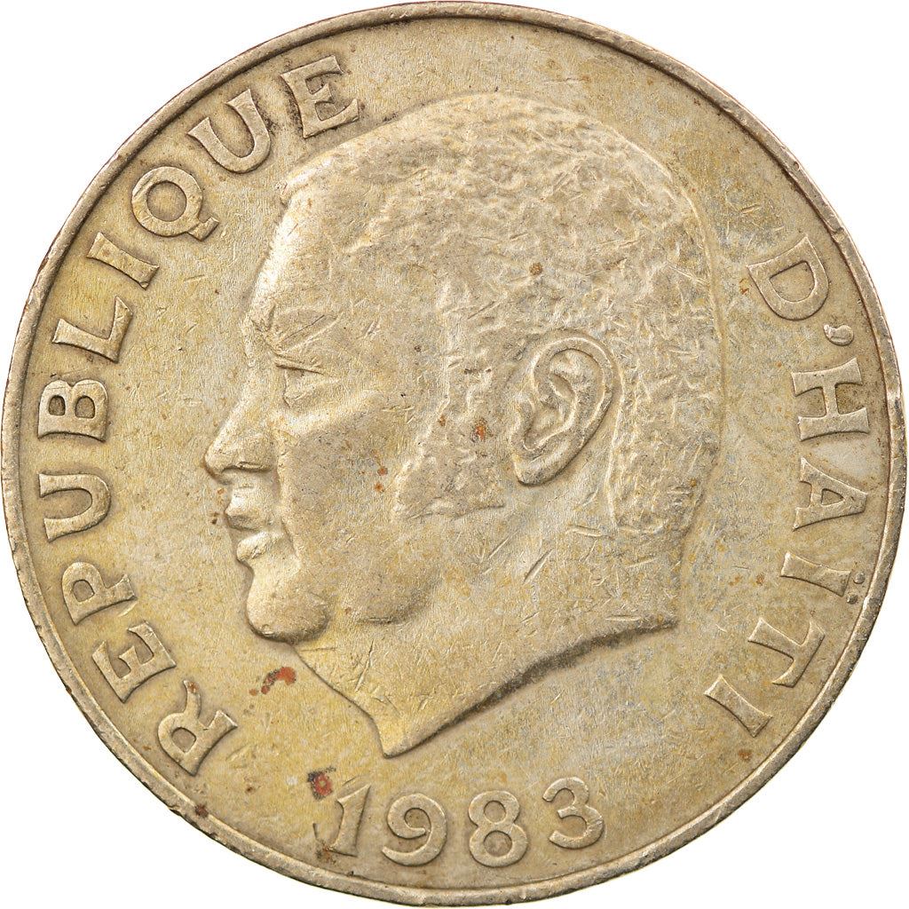 Haiti | 50 Centimes Coin | Jean-Claude Duvalier | Cannon | Km:101A | 1975 - 1985