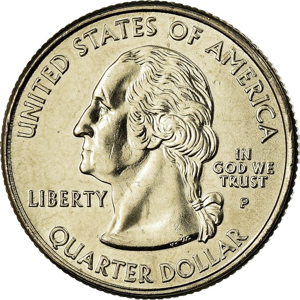 United States | 1/4 Dollar Coin | New York | Km:318 | 2001