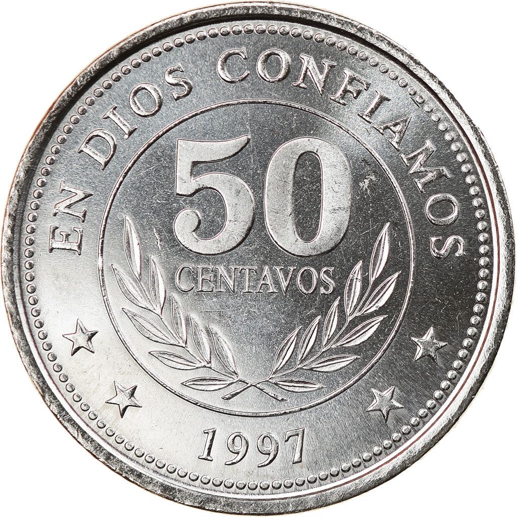 Nicaragua Coin Nicaraguan 50 Centavos Coin | KM88 | 1997