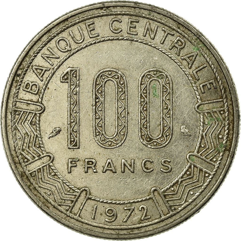 Chad | 100 Francs Coin | Giant Eland | Km:2 | 1971 - 1972