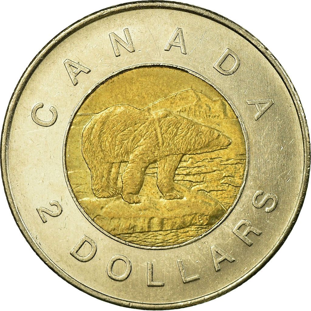 Canada | 2 Dollars Coin | Polar bear | Km:496 | 2003 - 2006