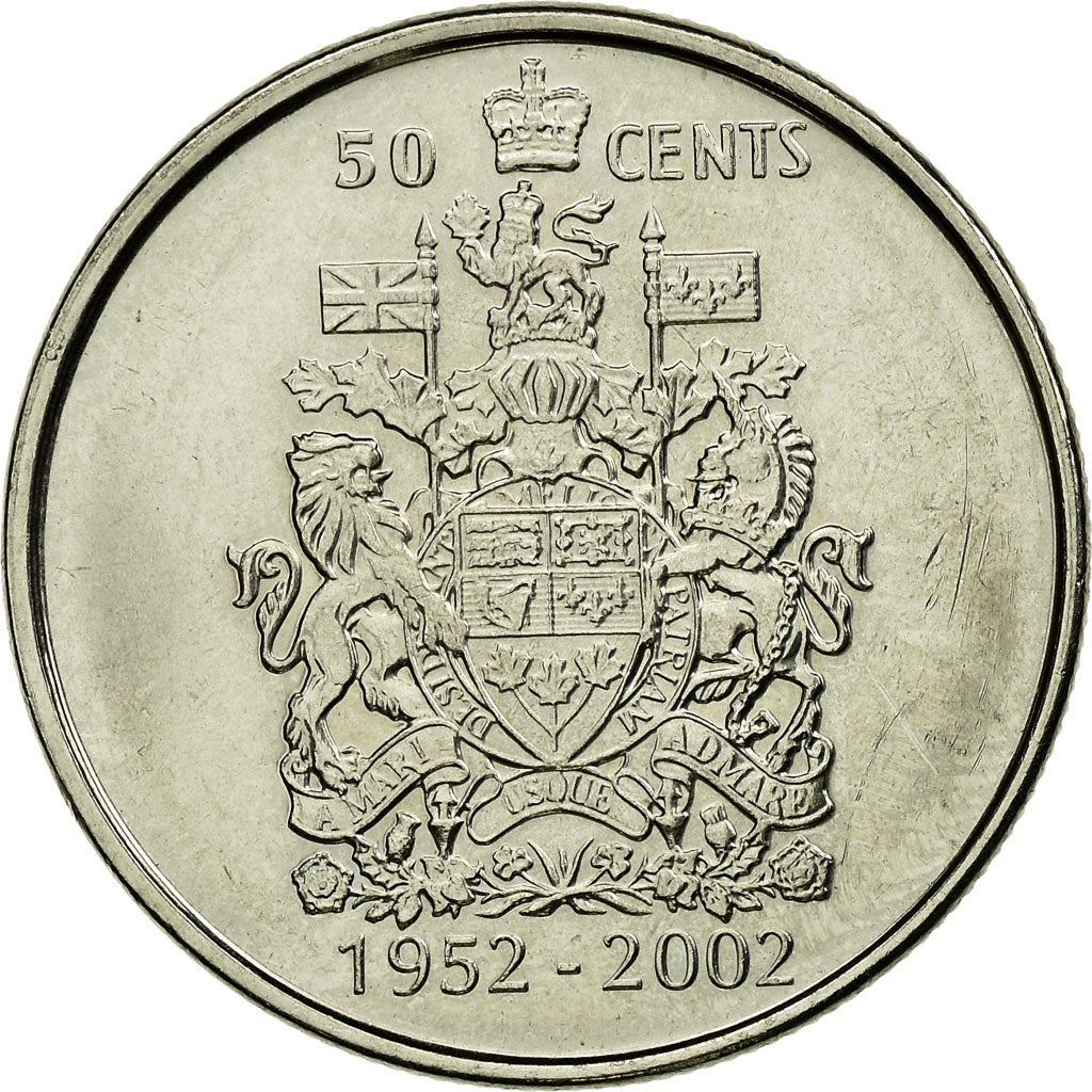 Canada | 50 Cents Coin | Nickel plated steel | Golden Jubilee | KM:444 | 2002