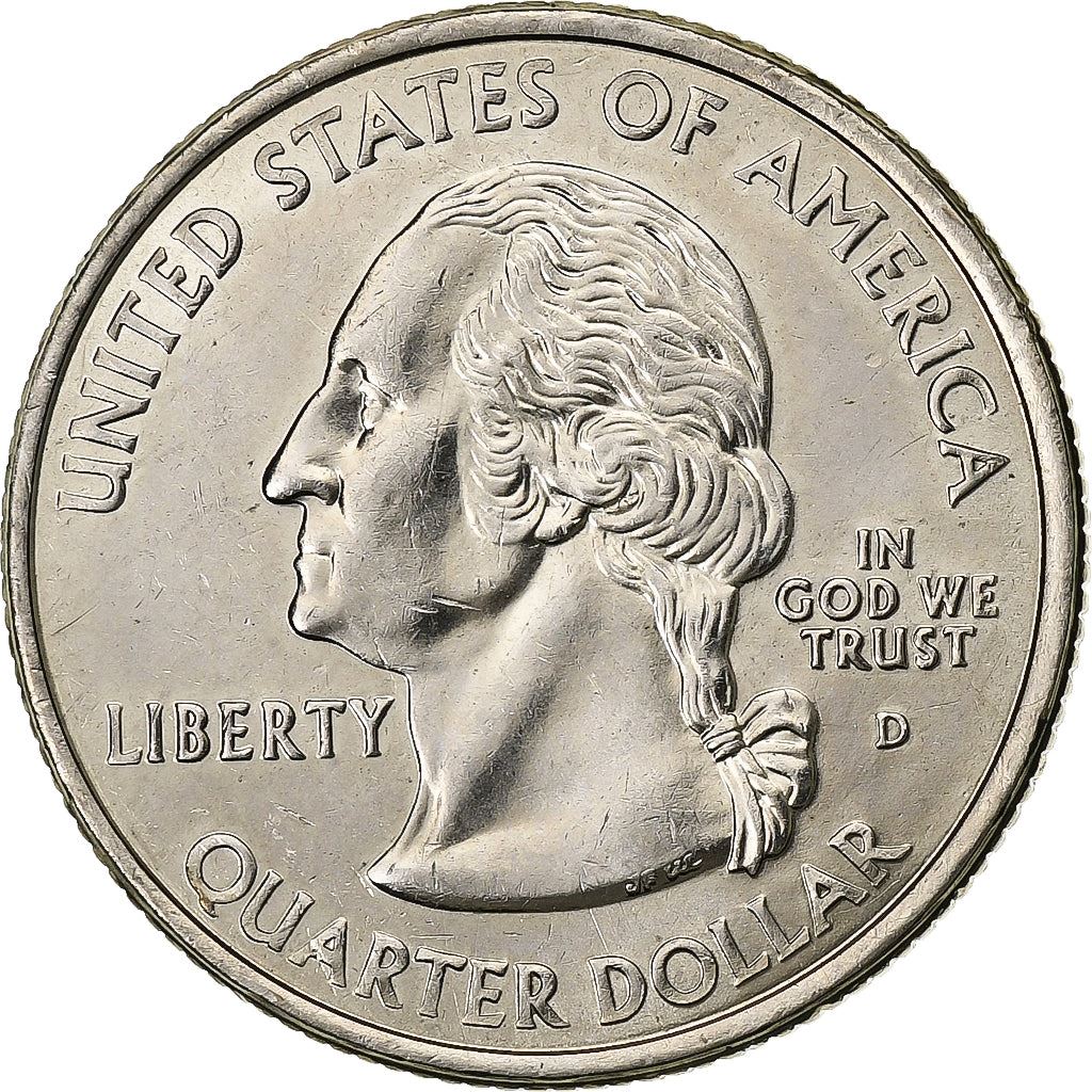 United States | 1/4 Dollar Coin | New York | Km:318 | 2001