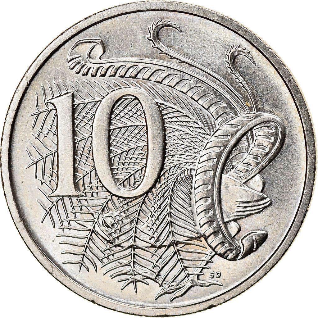 Australia | 10 Cents Coin | Lyrebird | Km:81 | 1985 - 1998