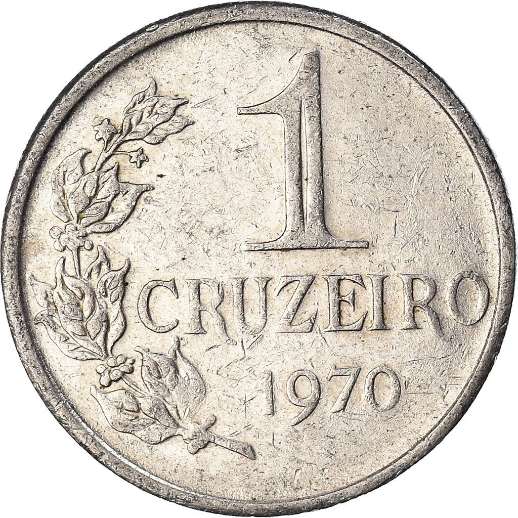 Brazil | 1 Cruzeiro Coin | Effigy | Km:581 | 1967 - 1970