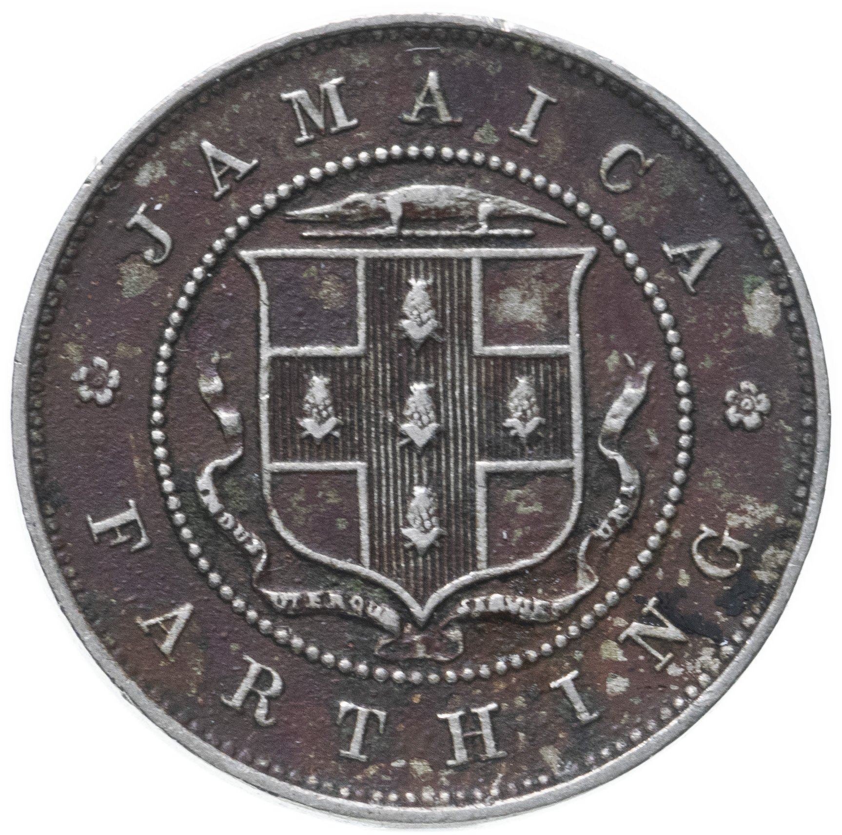Jamaica Coin | 1 Farthing Coin | George V | KM24 | 1914 - 1934