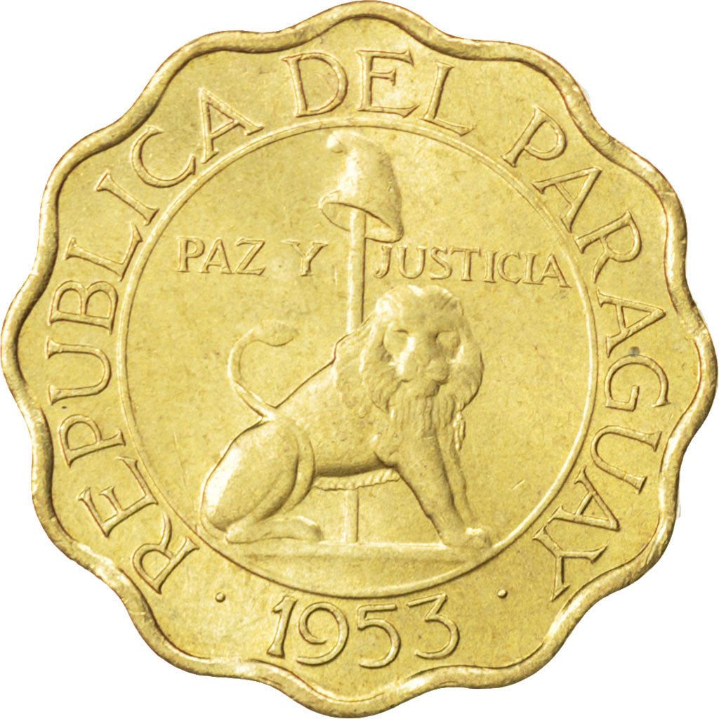 Paraguay | 25 Centimos Coin | Sello de Hacienda | Km:27 | 1953