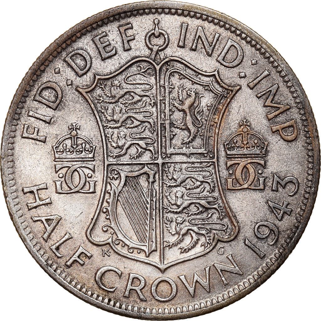 United Kingdom | 1/2 Crown Coin | George VI | KM:856 | 1937 - 1946
