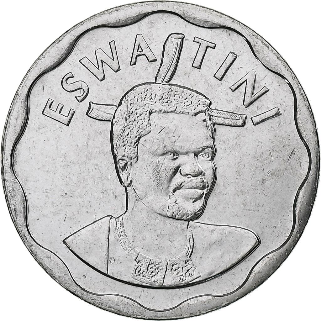 Kingdom of Eswatini | 20 Cents Coin | King Mswati III | Elephant | Km:70 | 2018 - 2021