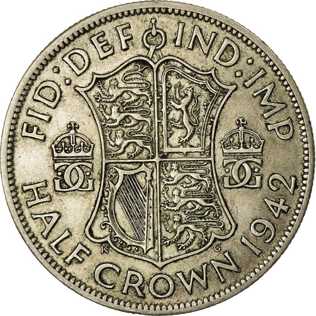 United Kingdom | 1/2 Crown Coin | George VI | KM:856 | 1937 - 1946