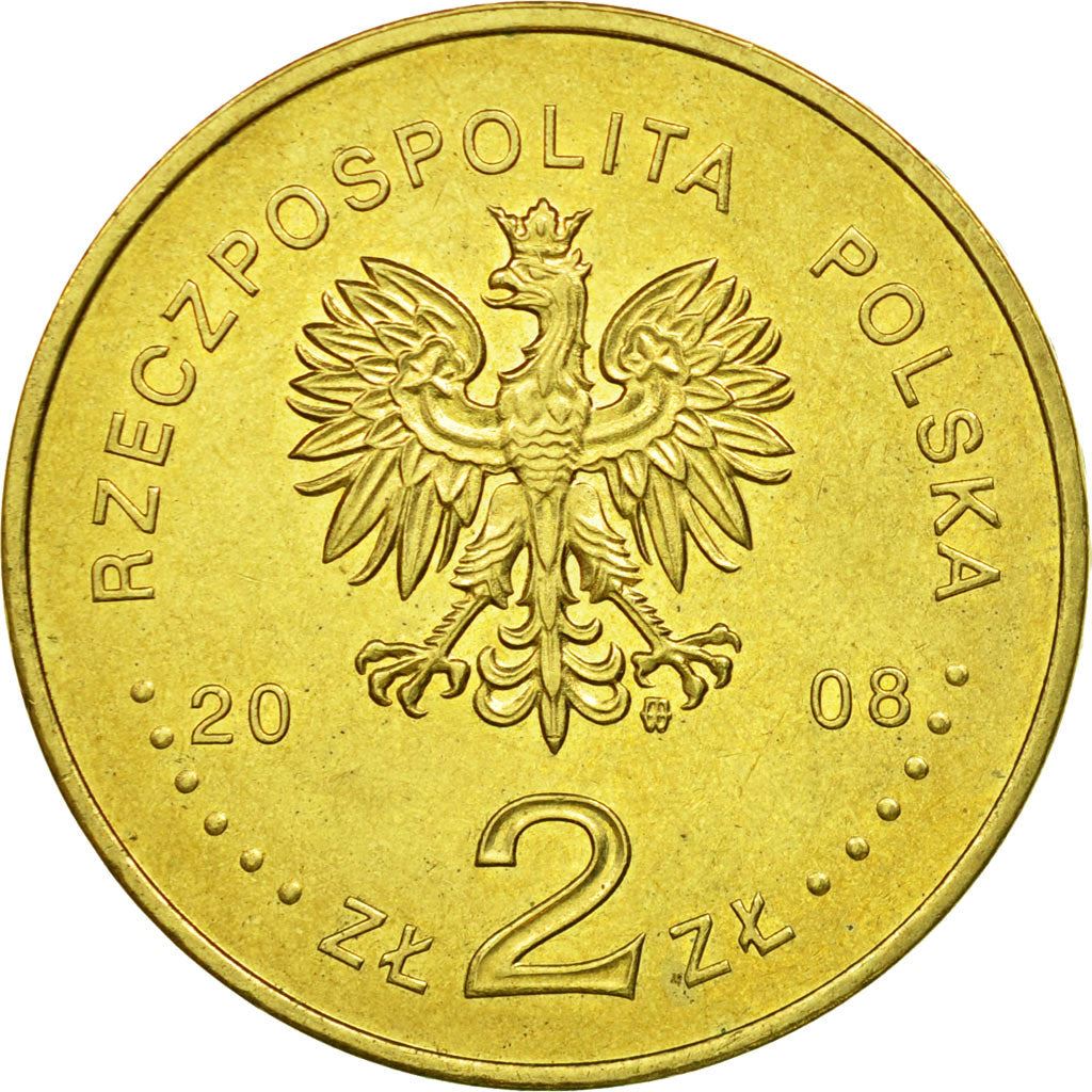 Poland | 2 Zlotys Coin | Settlement in North America | Y:659 | 2008