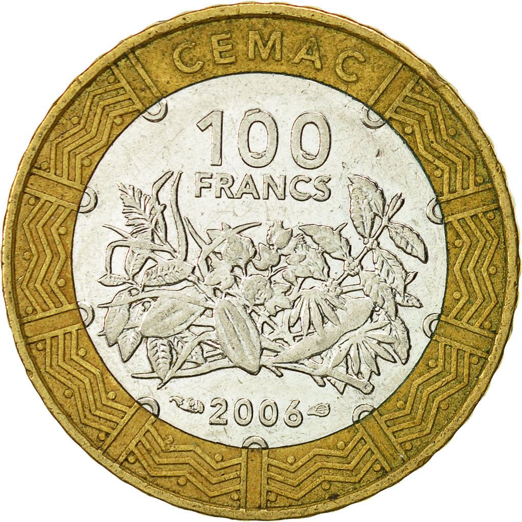 Central African States | 100 Francs Cfa Coin | Plants | Km:15 | 2006 - 2023