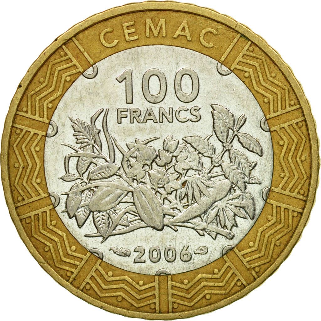 Central African States | 100 Francs Cfa Coin | Plants | Km:15 | 2006 - 2023