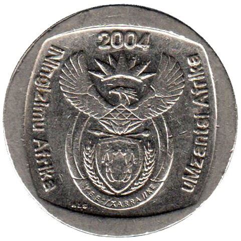 Pietų Afrika 1 Randas iNingizimu Afrika - uMzantsi Afrika Moneta KM333 2004 - 2016