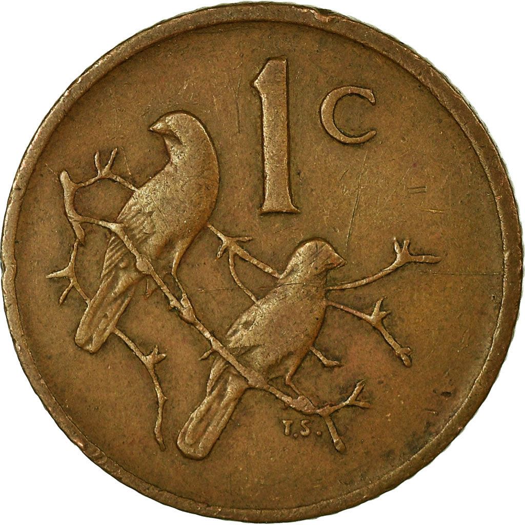 South Africa 1 Cent SUID-AFRIKA - SOUTH AFRICA Coin KM82 1970 - 1989