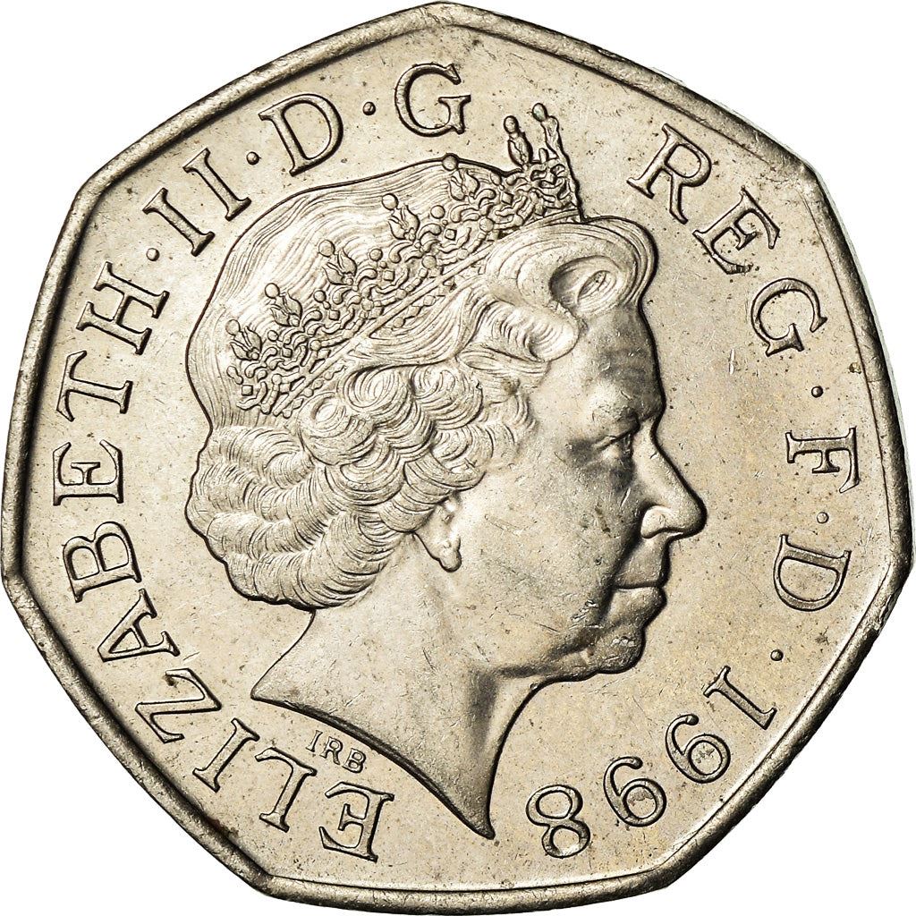 United Kingdom | 50 Pence Coin | National Health Service | Km:996 | 1998 - 2009