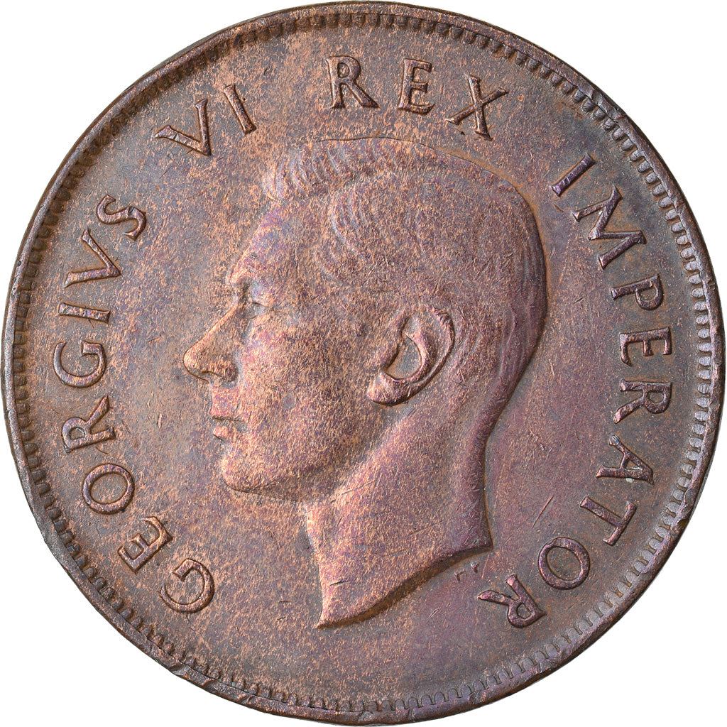 South Africa 1 Penny Coin | George VI | KM25 | 1937 - 1947