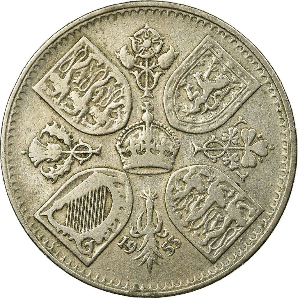 United Kingdom | 5 Shillings Coin | Coronation | KM:894 | 1953