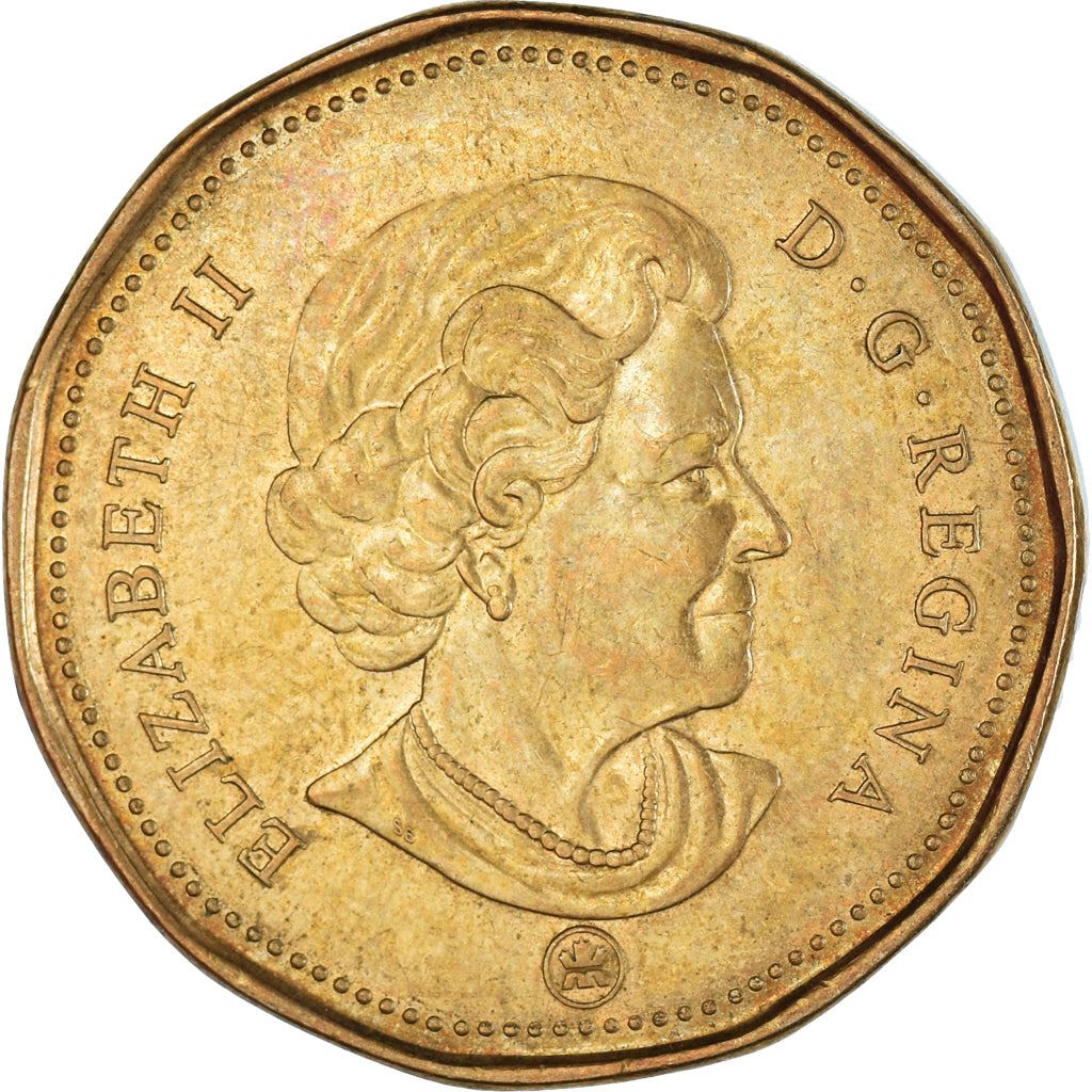 Canada | 1 Dollar Coin | Bronze plated nickel | 4th portrait | KM:495 | 2003-2012