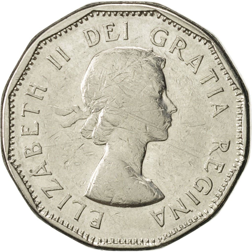 Canada | 5 Cents Coin | Nickel | 1st portrait | KM:50a | 1955-1962