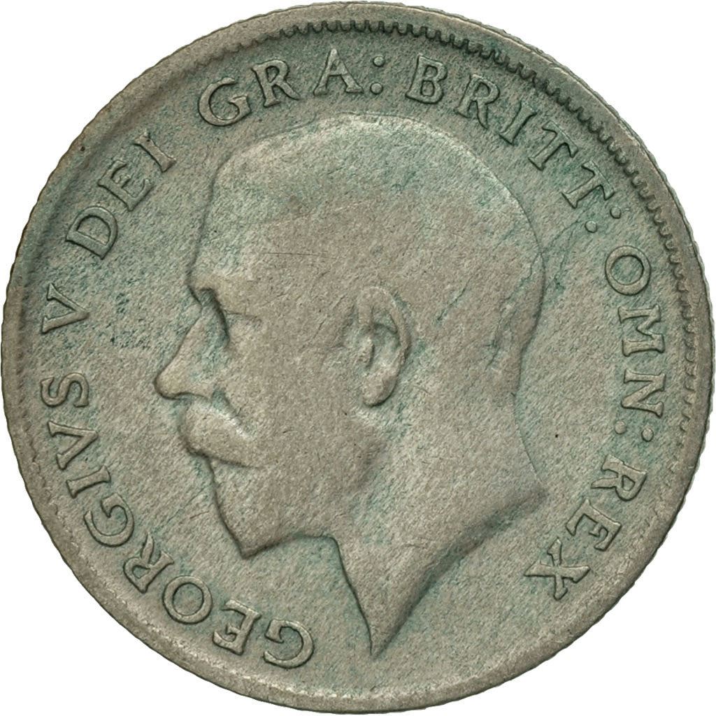 United Kingdom | 6 Pence Coin | George V | Km:815A | 1920 - 1926