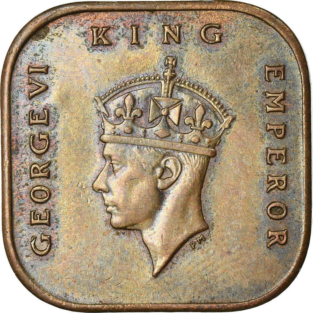 Malaya | 1 Cent Coin | George VI | Small Type | KM:6 | 1943 - 1945