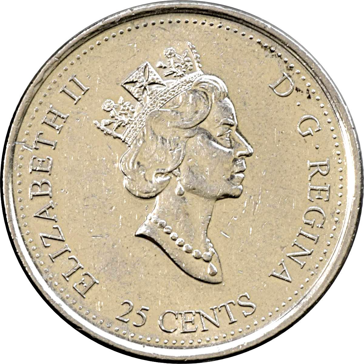 Canada | 25 Cents Coin | Freedom | Km:374 | 2000