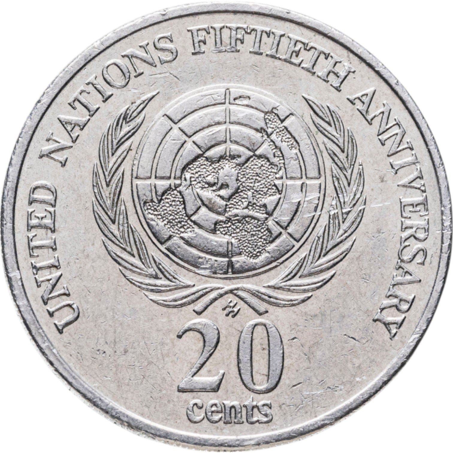 Australia | 20 Cents Coin | United Nations | Km:295 | 1995