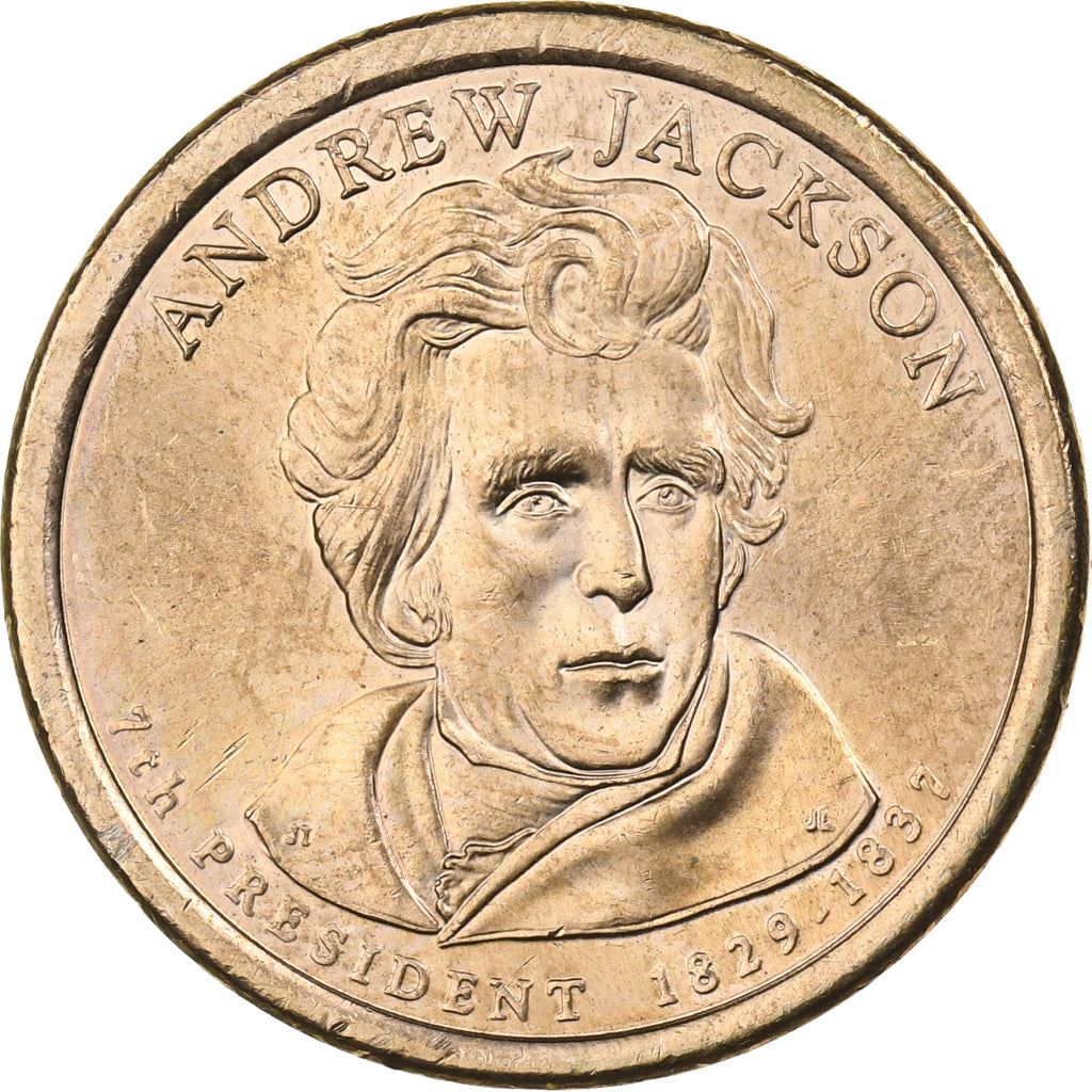 United States | 1 Dollar Coin | Andrew Jackson | Km:428 | 2008