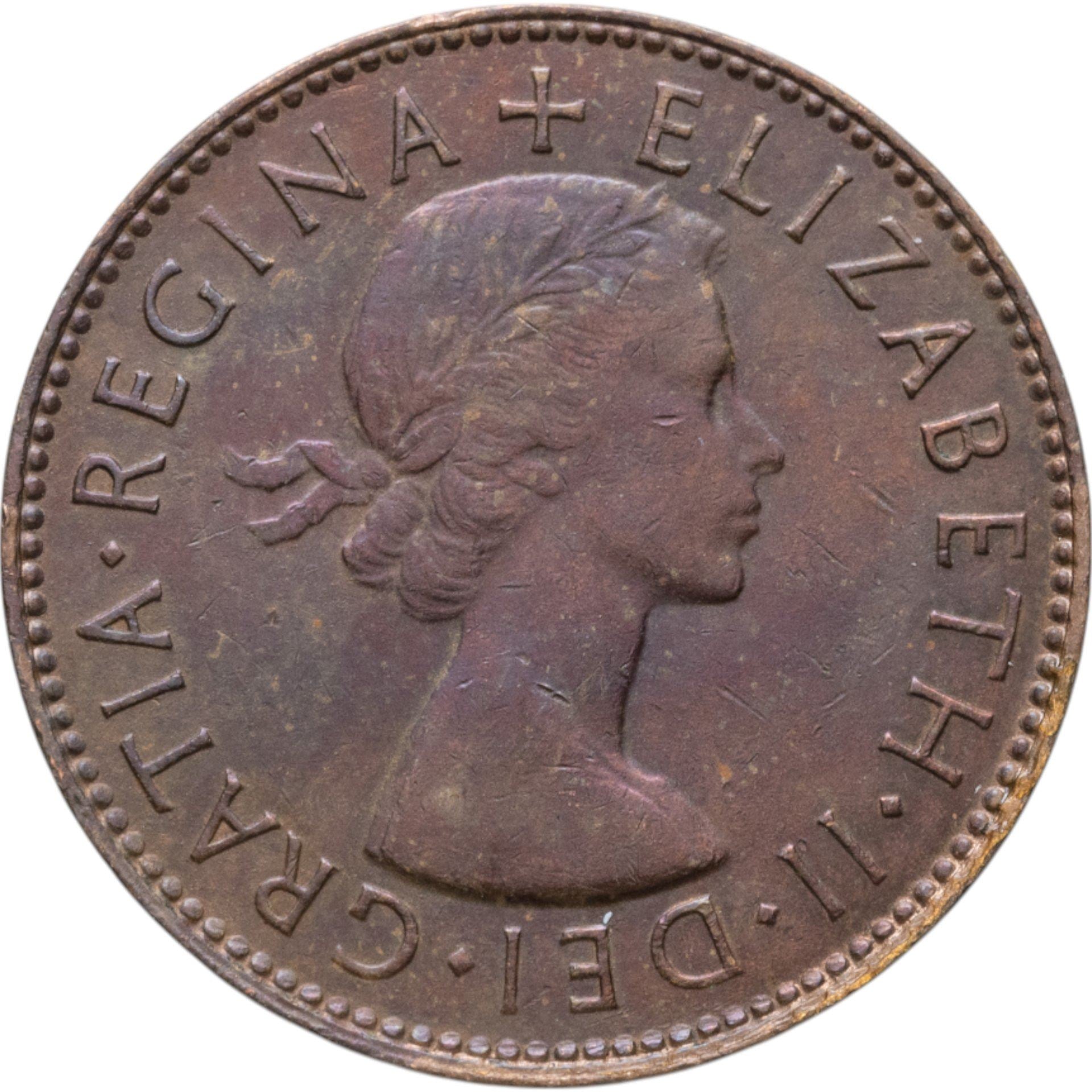 Australija | 1/2 Penio Moneta | Kengūra | KM:49 | 1953 - 1955