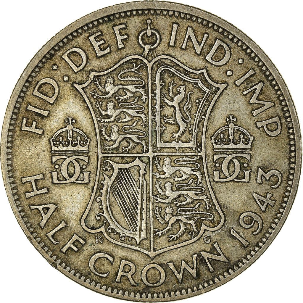 United Kingdom | 1/2 Crown Coin | George VI | KM:856 | 1937 - 1946